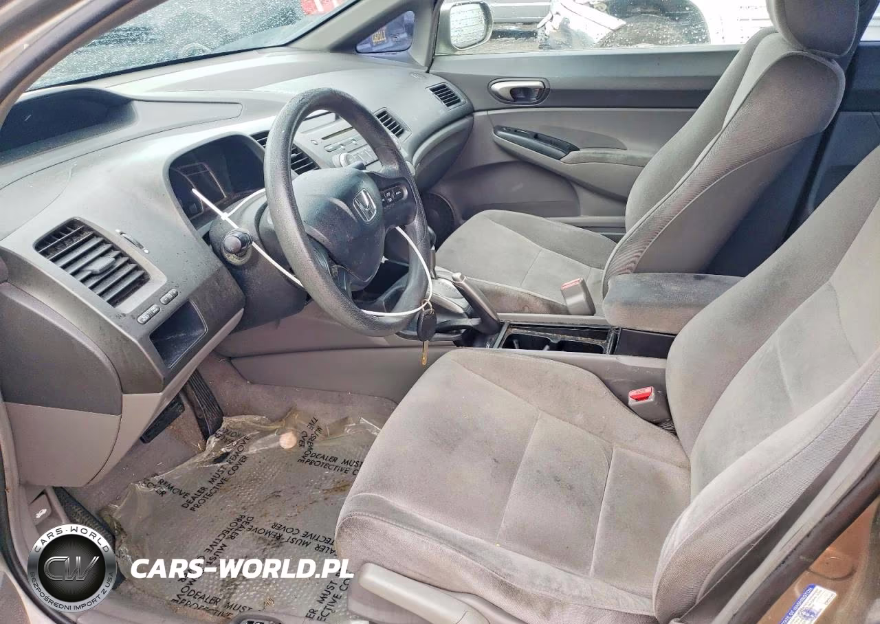 2007 Honda Civic Lx VIN:2HGFA16597H313894 - 7