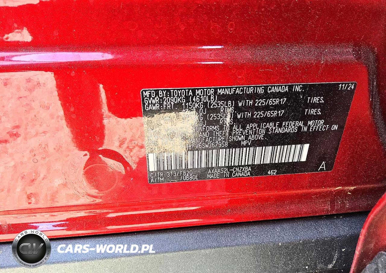 2025 Toyota Rav4 Le VIN:2T3H1RFV6SW367958 - 13