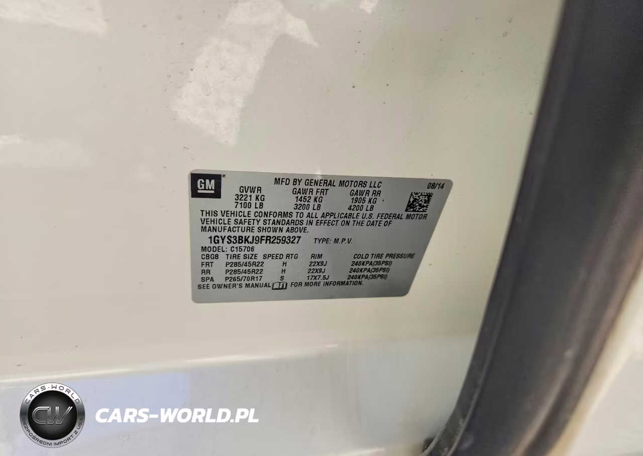 2015 Cadillac Escalade Luxury VIN:1GYS3BKJ9FR259327 - 13