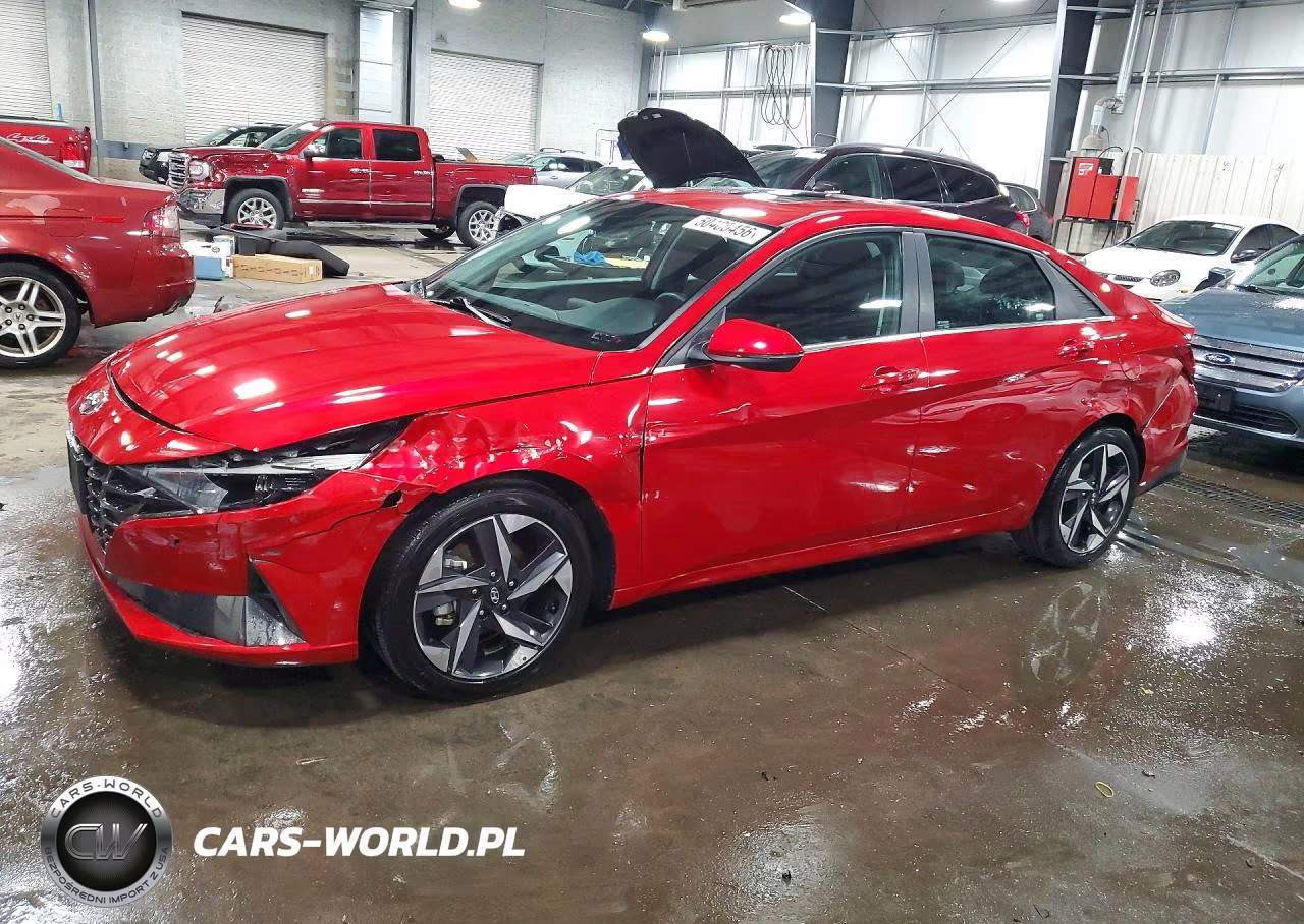 2022 Hyundai Elantra Sel VIN:5NPLN4AG7NH077931 - 1