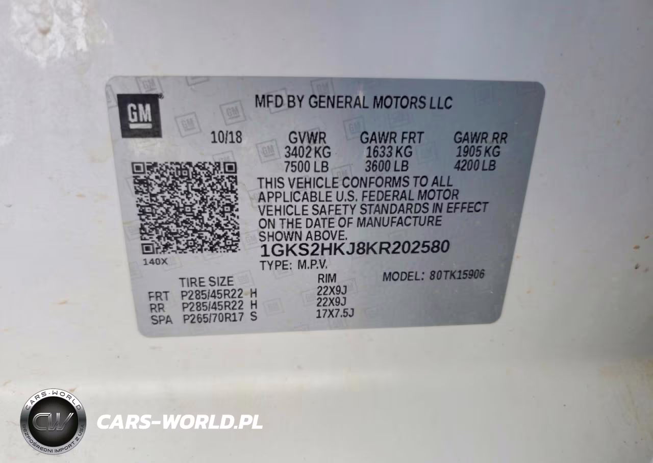 2019 GMC Yukon Xl Denali VIN:1GKS2HKJ8KR202580 - 14