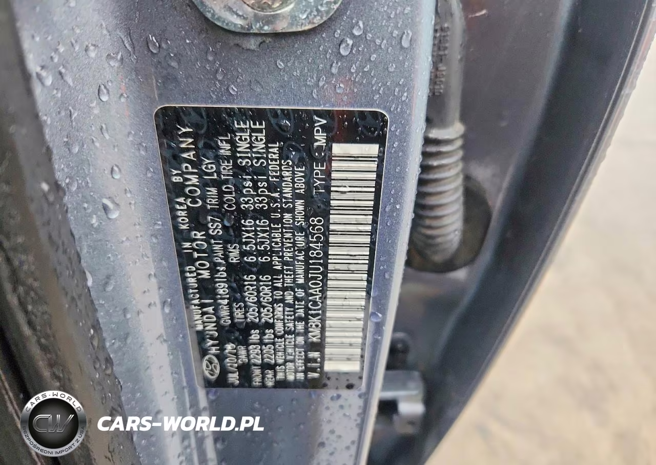 2018 Hyundai Kona Se VIN:KM8K1CAA0JU184568 - 14