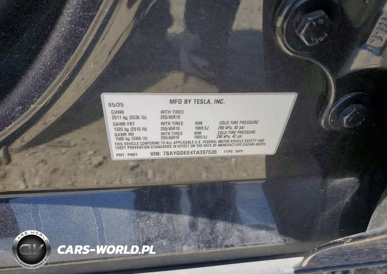 2026 Tesla Model Y VIN:7SAYGDEE4TA397535 - 12
