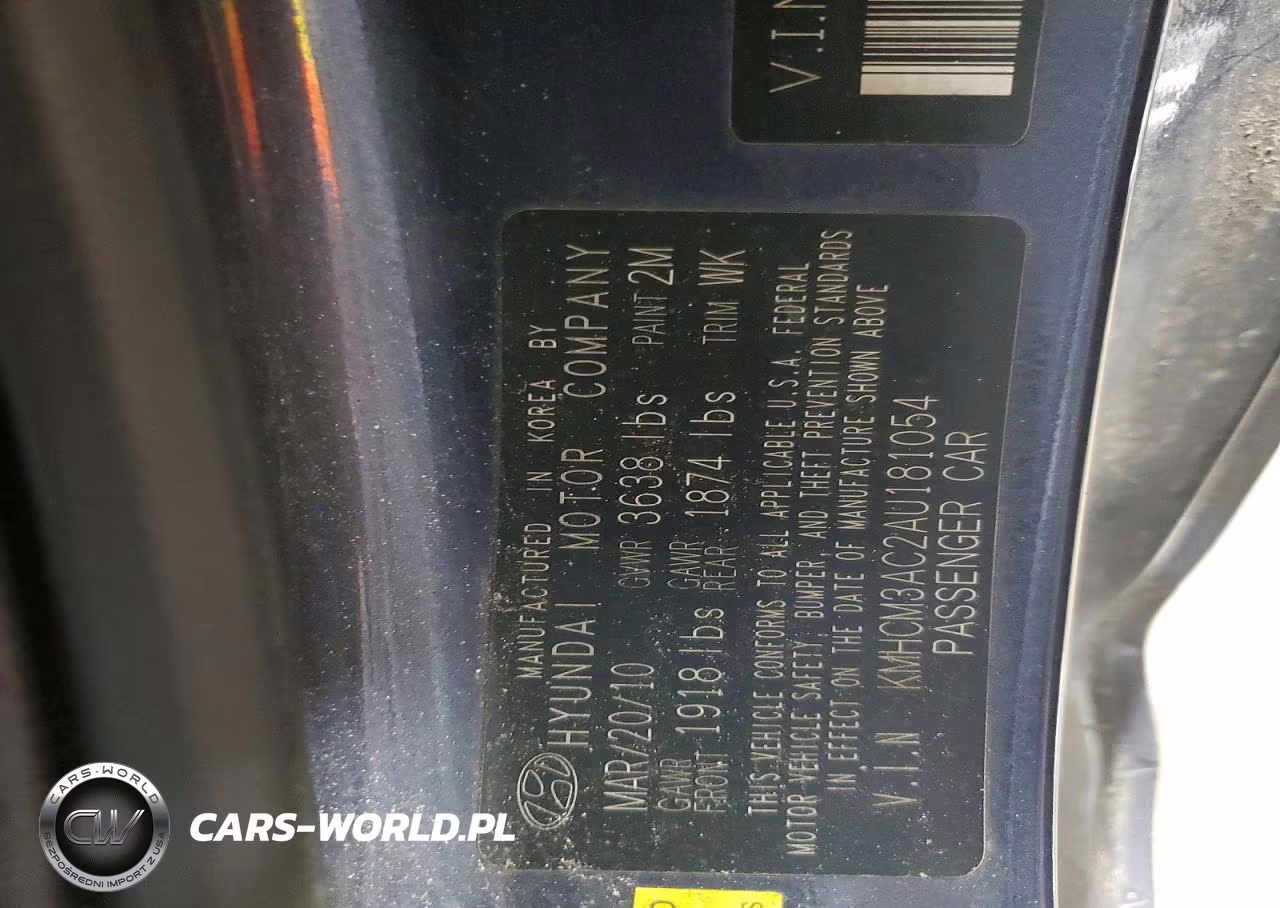 2010 Hyundai Accent Gs VIN:KMHCM3AC2AU181054 - 14