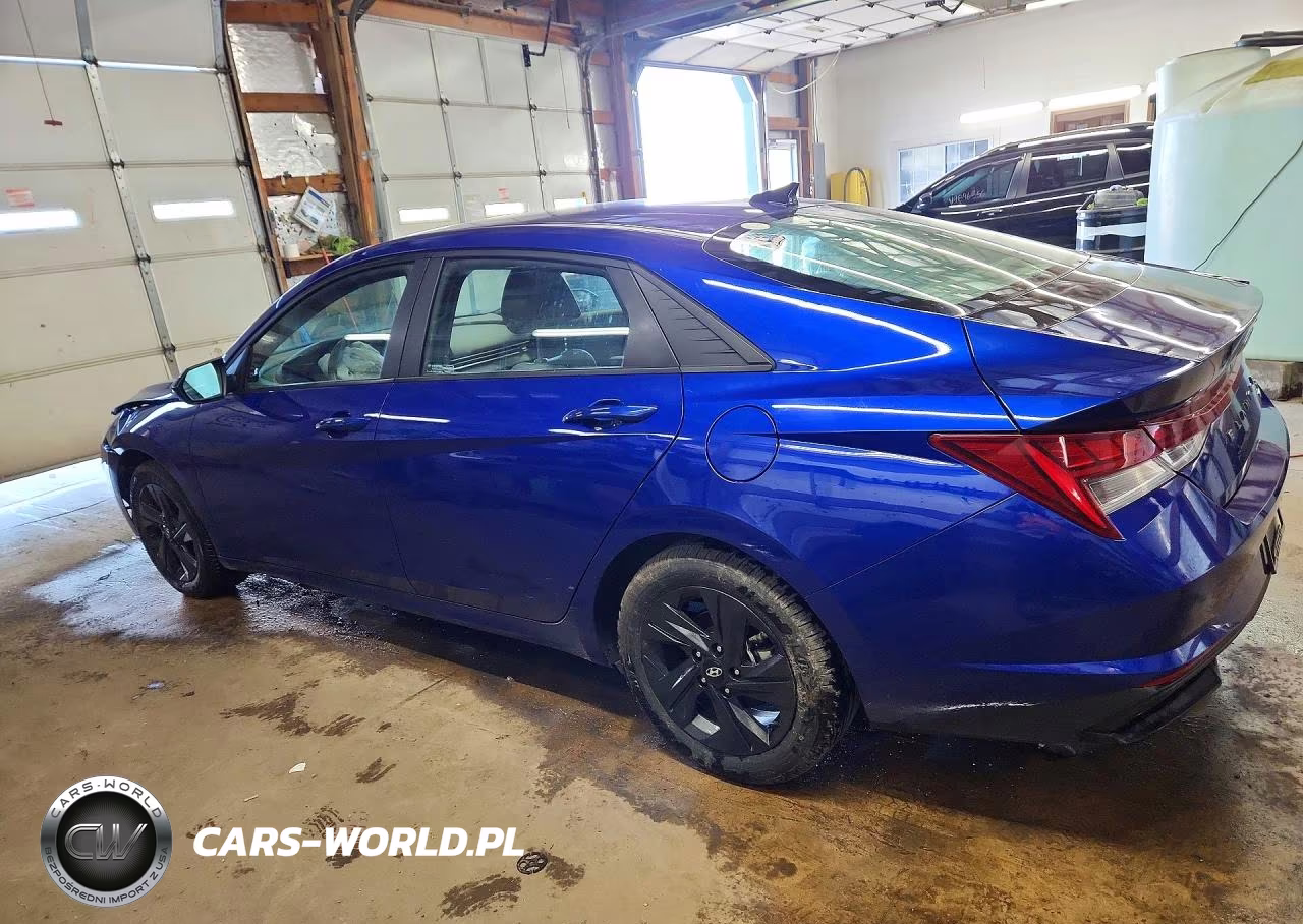 2023 Hyundai Elantra Blue VIN:KMHLM4AJ6PU090348 - 2
