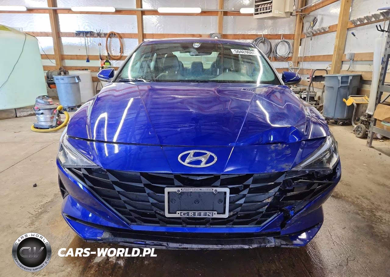 2023 Hyundai Elantra Blue VIN:KMHLM4AJ6PU090348 - 5