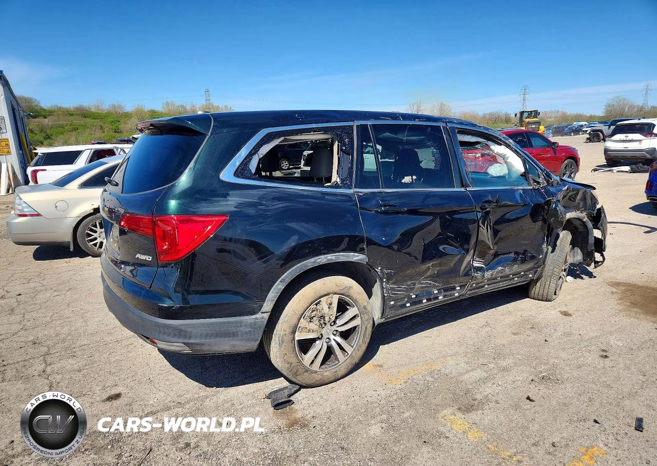 2018 Honda Pilot Exl VIN:5FNYF6H54JB059298 - 3