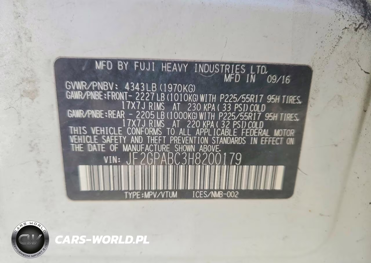 2017 Subaru Crosstrek Premium VIN:JF2GPABC3H8200179 - 14