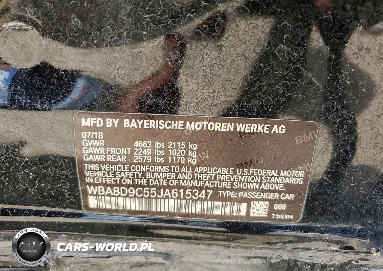 2018 BMW 330 Xi VIN:WBA8D9C55JA615347 - 12