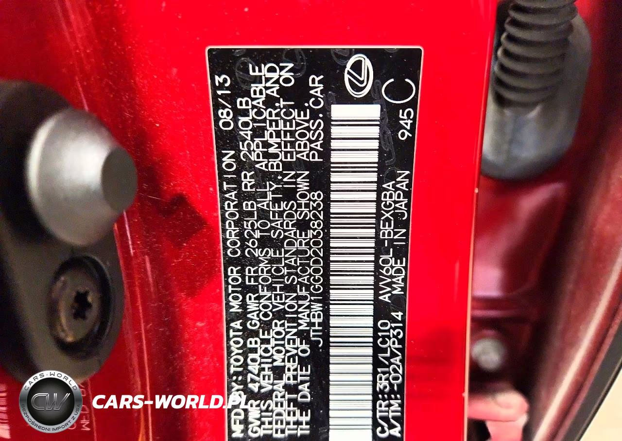 2013 Lexus Es 300H VIN:JTHBW1GG0D2038238 - 13
