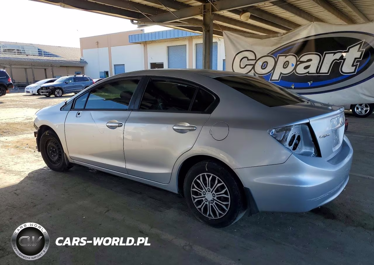 2012 Honda Civic Lx VIN:2HGFB2F50CH595839 - 2