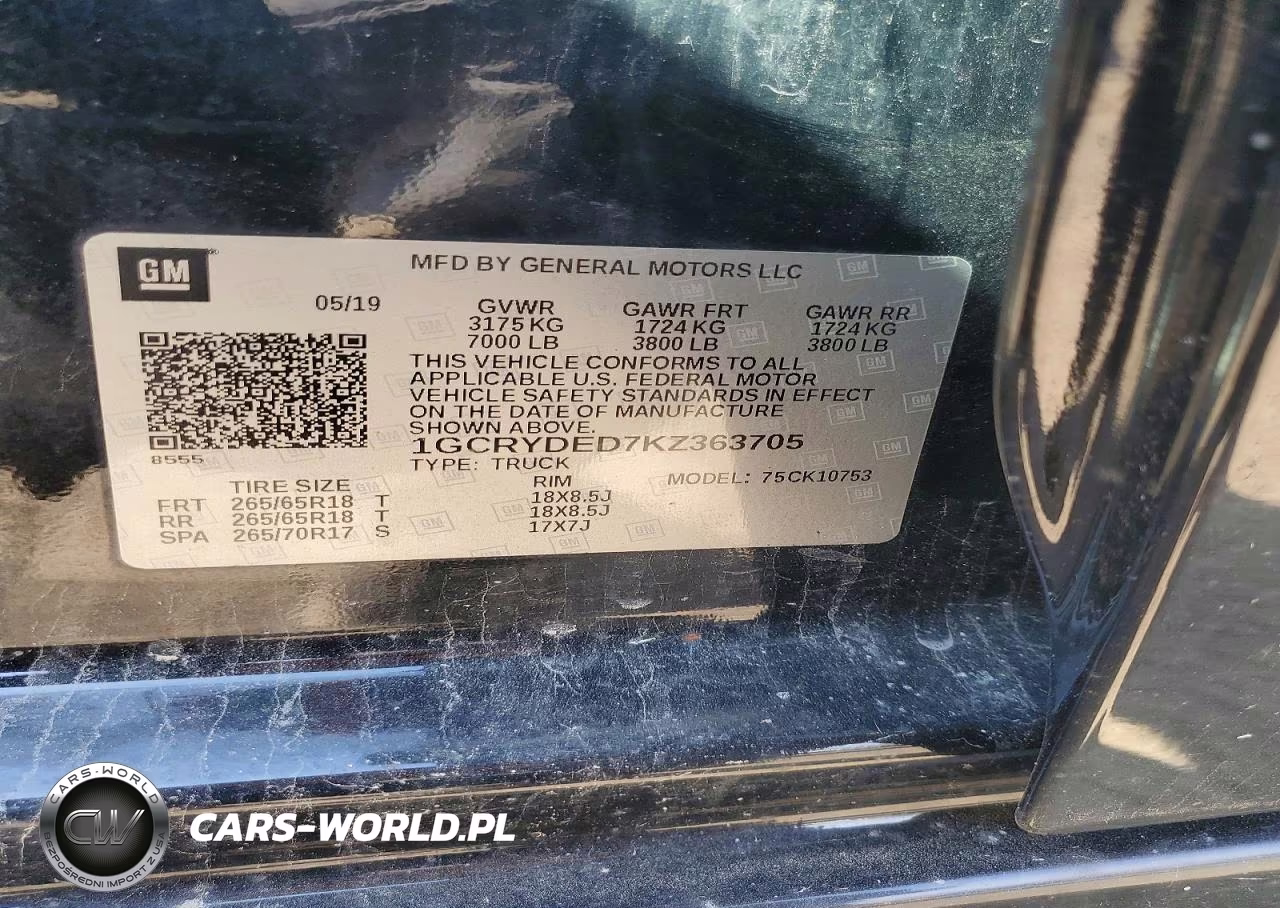 2019 Chevrolet Silverado K1500 Lt VIN:1GCRYDED7KZ363705 - 13