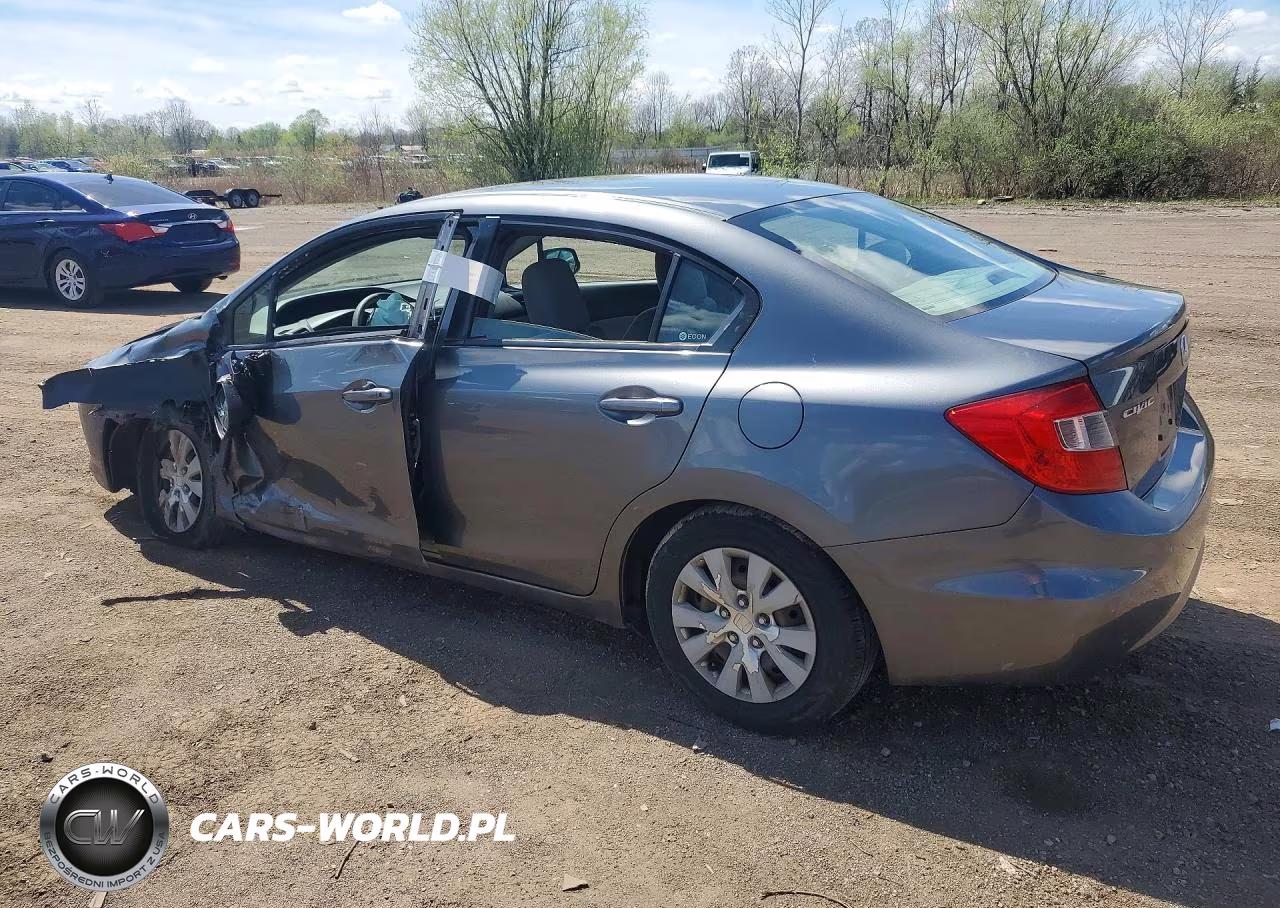 2012 Honda Civic Lx VIN:19XFB2F59CE046327 - 2