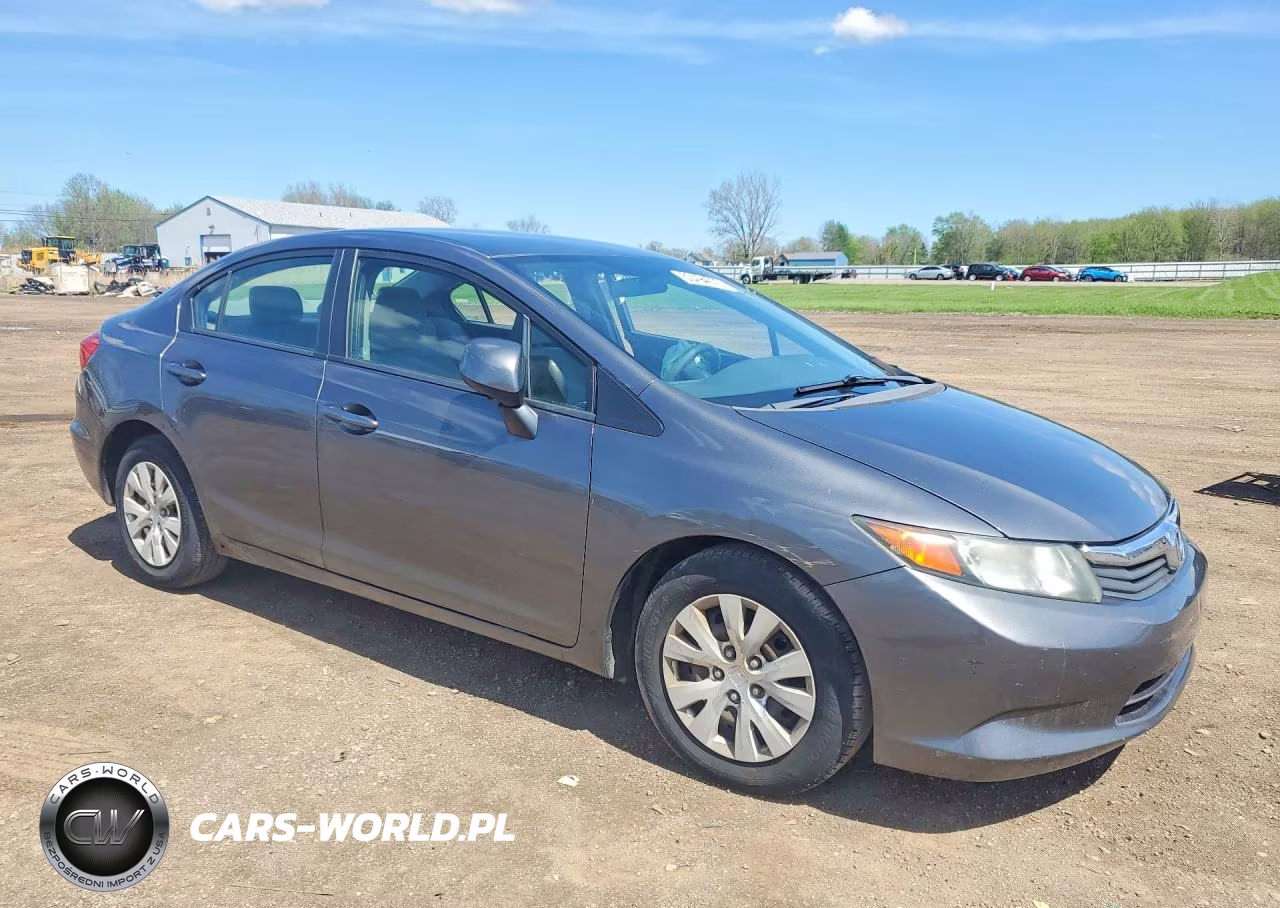 2012 Honda Civic Lx VIN:19XFB2F59CE046327 - 4