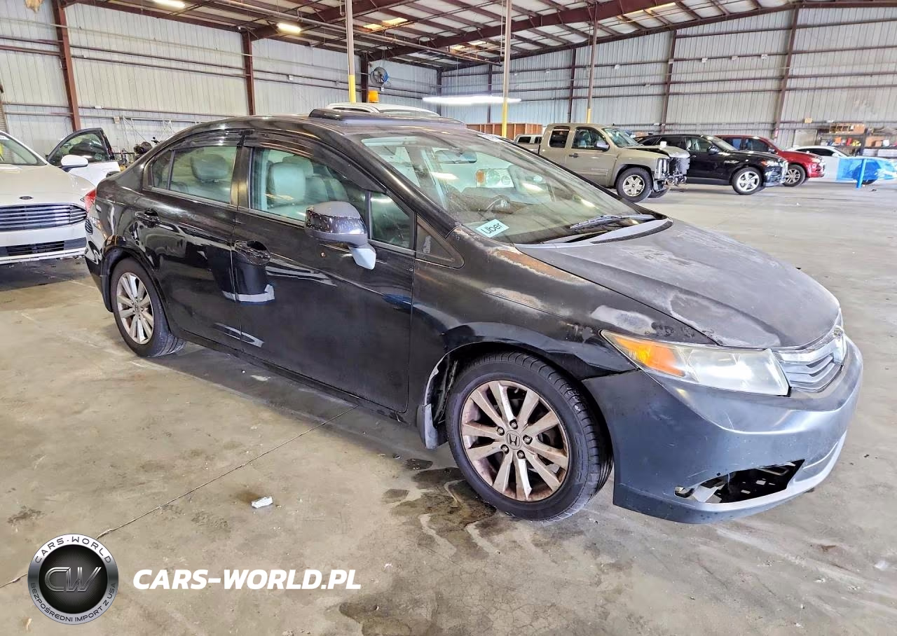 2012 Honda Civic Exl VIN:2HGFB2F97CH308015 - 4