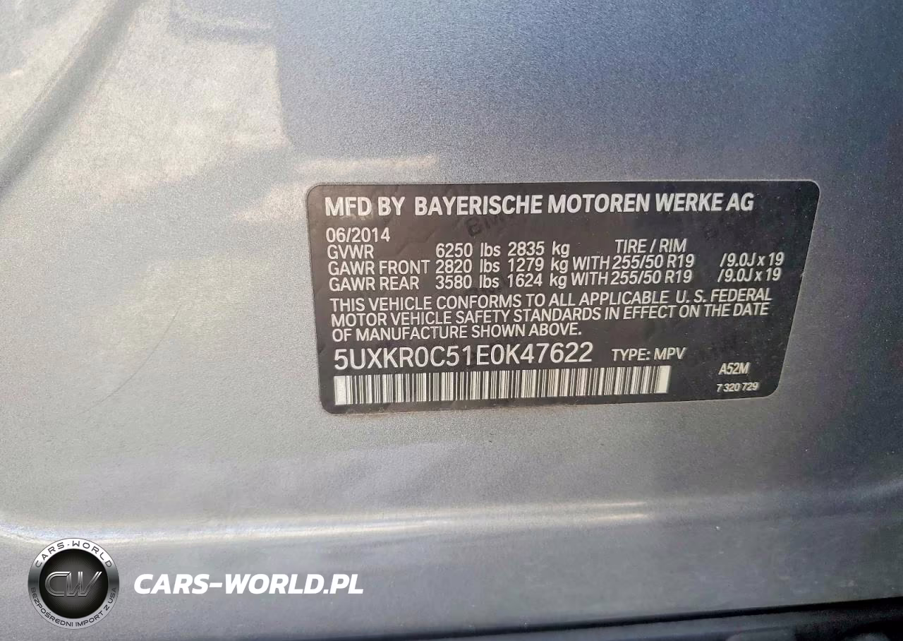 2014 BMW X5 xDrive35I VIN:5UXKR0C51E0K47622 - 13