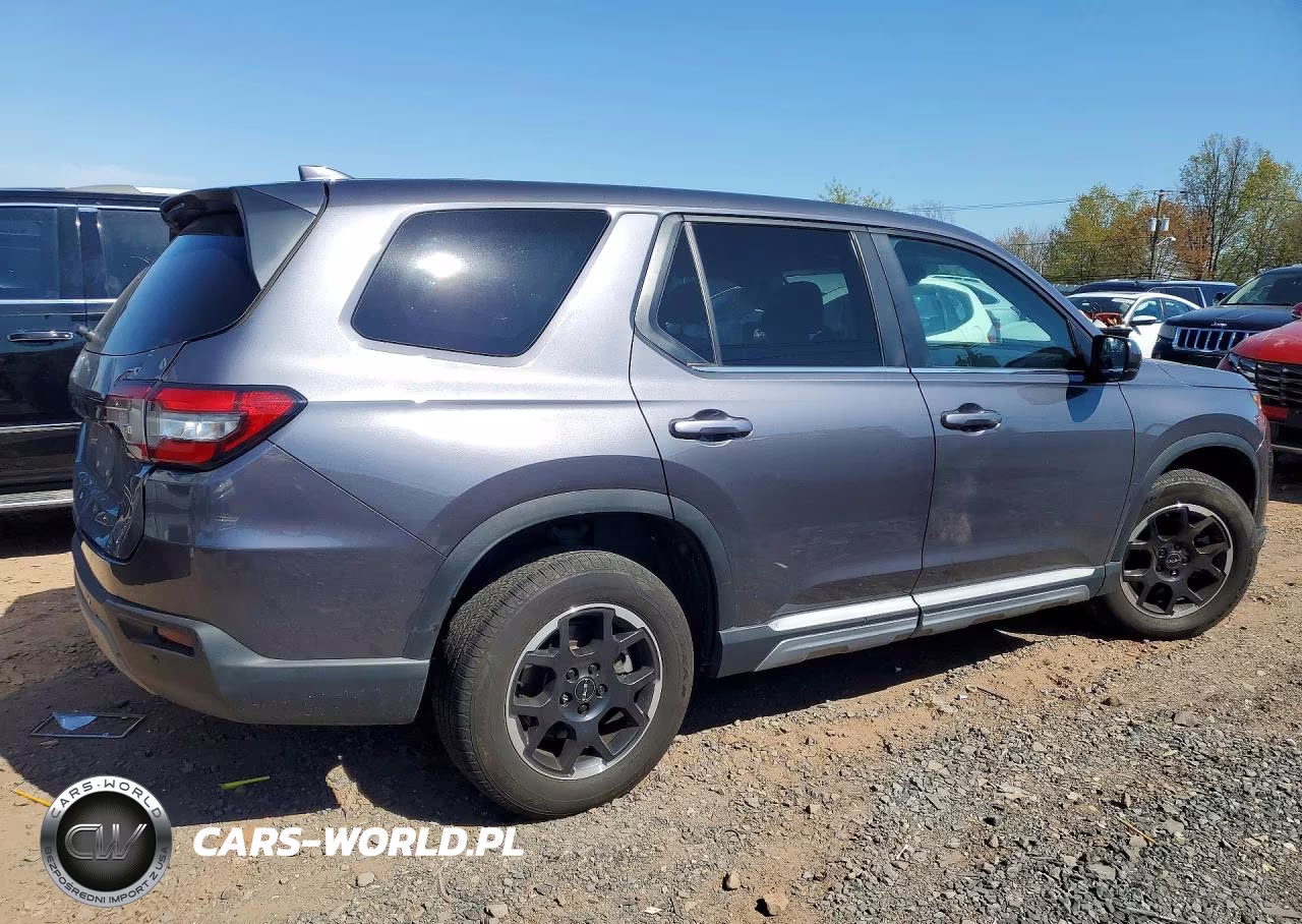 2025 Honda Pilot Exl VIN:5FNYG1H43SB049287 - 3