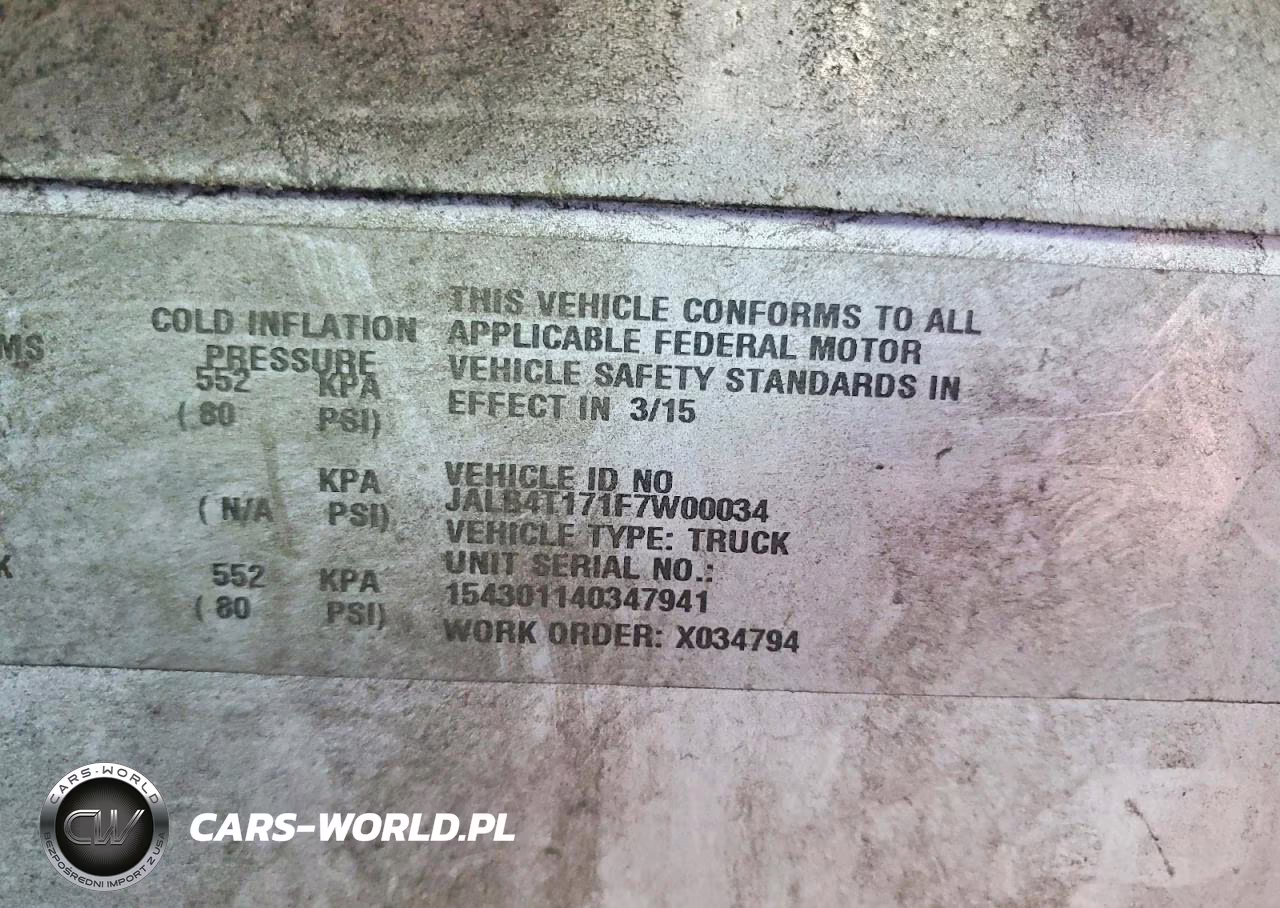2015 Isuzu Npr Delivery Van VIN:JALB4T171F7W00034 - 13