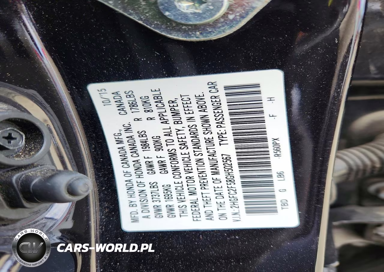 2016 Honda Civic Lx VIN:2HGFC2F58GH502567 - 13