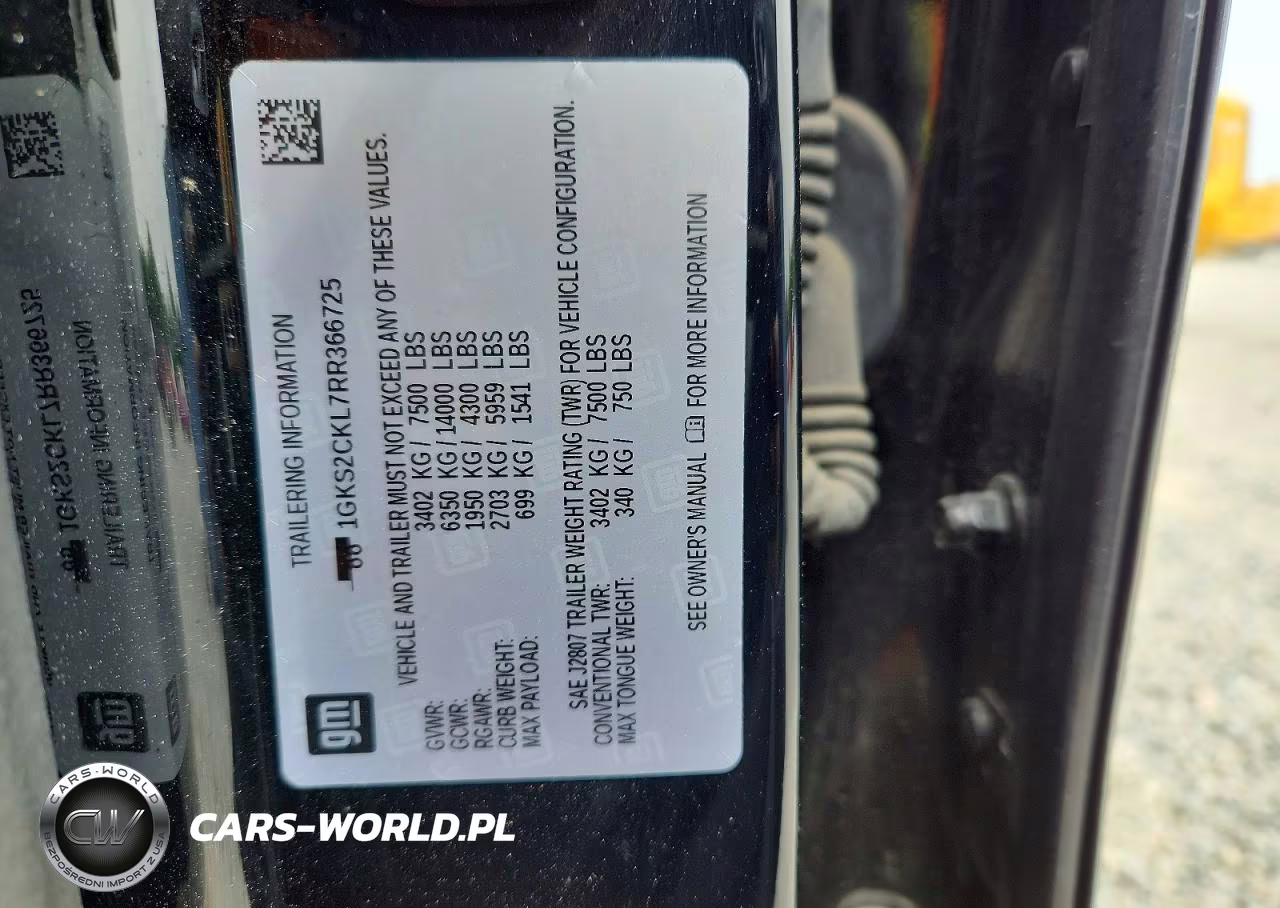 2024 GMC Yukon At4 VIN:1GKS2CKL7RR366725 - 14