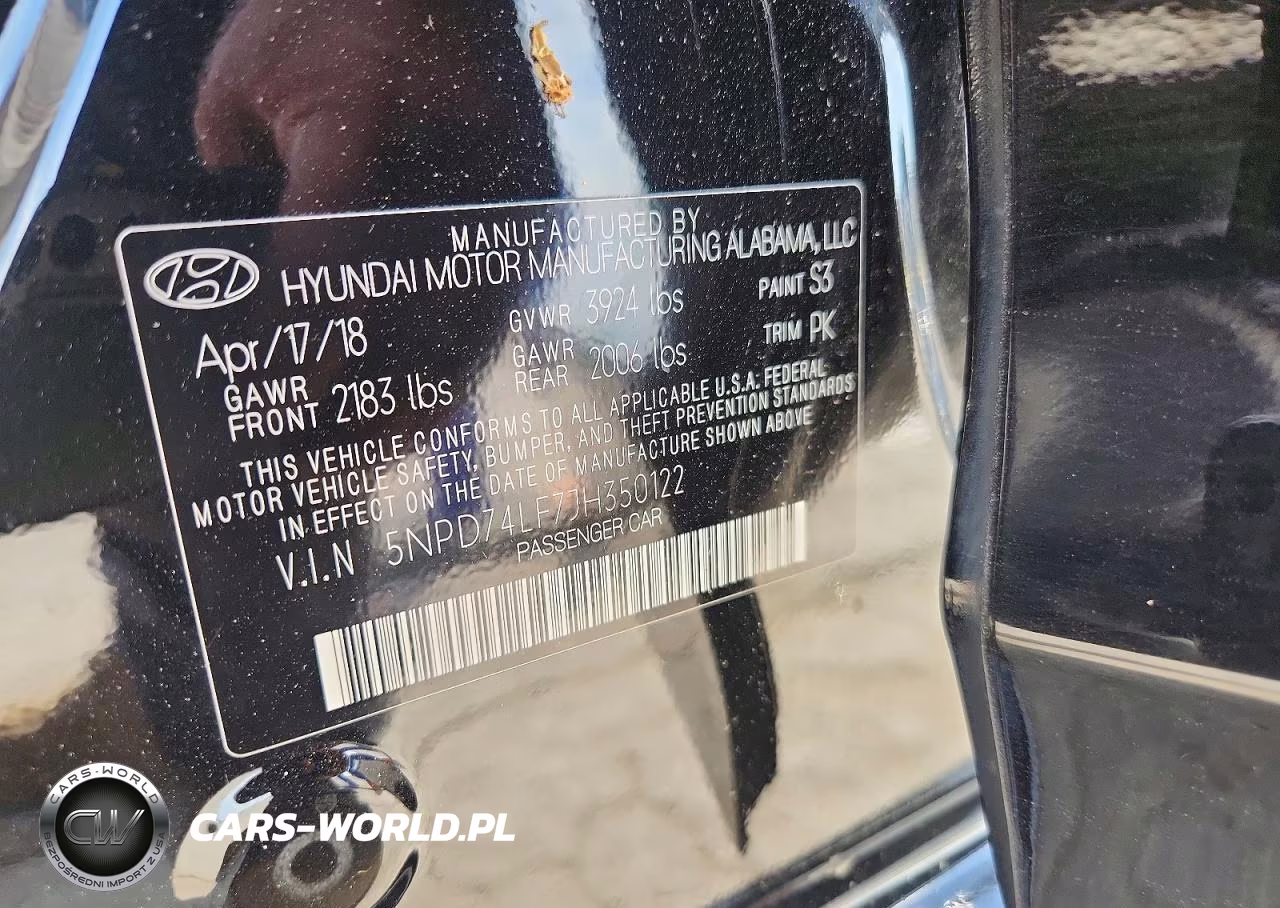 2018 Hyundai Elantra Se VIN:5NPD74LF7JH350122 - 13