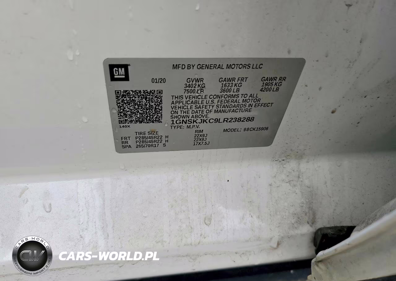 2020 Chevrolet Suburban K1500 Premier VIN:1GNSKJKC9LR238288 - 13