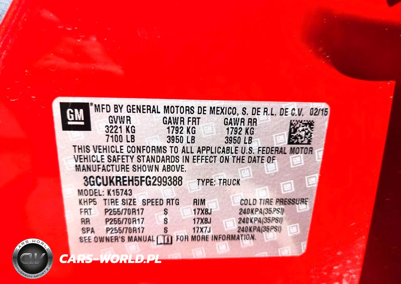 2015 Chevrolet Silverado K1500 Lt VIN:3GCUKREH5FG299388 - 12