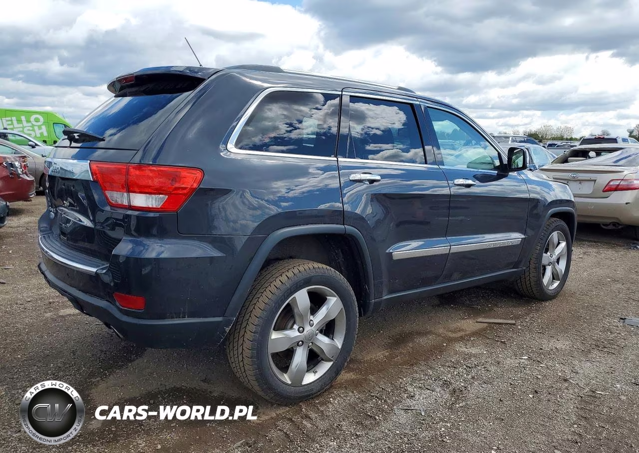 2012 Jeep Grand Cherokee Overland VIN:1C4RJFCG7CC352057 - 3