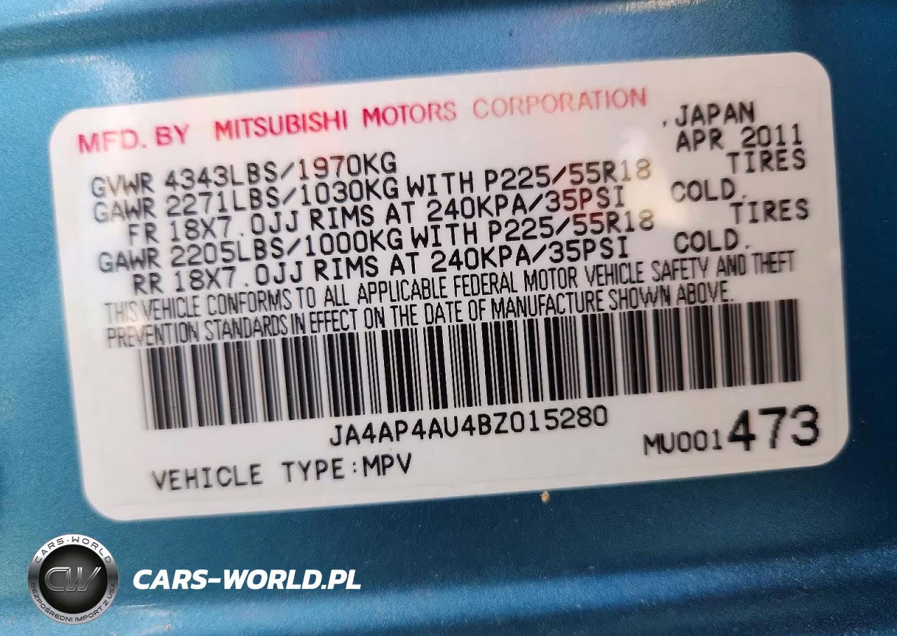 2011 Mitsubishi Outlander Sport Se VIN:JA4AP4AU4BZ015280 - 13