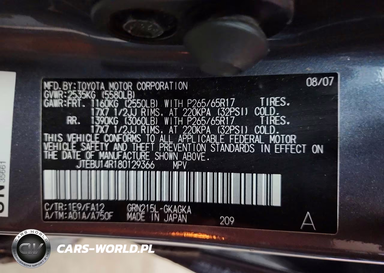 2008 Toyota 4Runner Sr5 VIN:JTEBU14R180129366 - 13