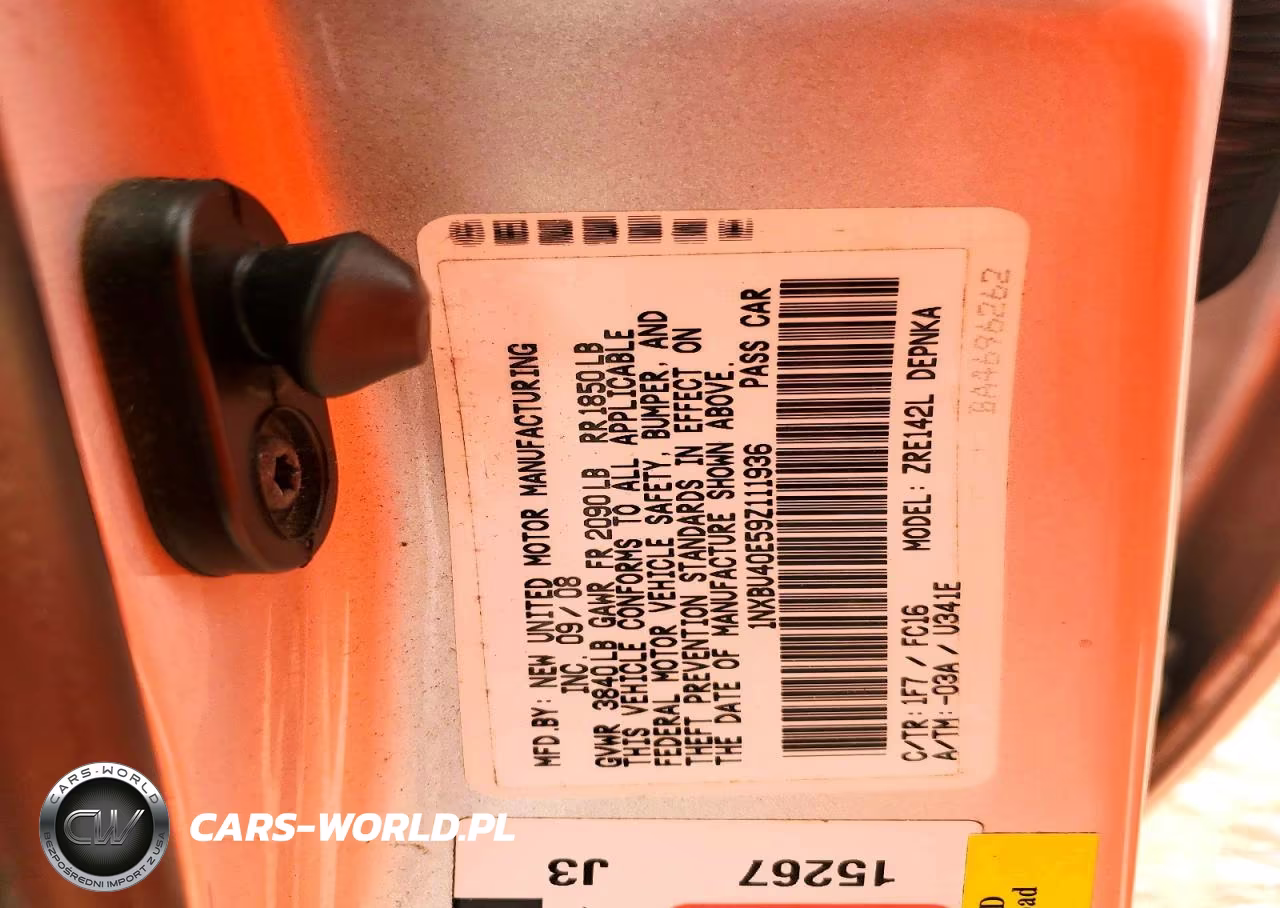 2009 Toyota Corolla Xle VIN:1NXBU40E59Z111936 - 12