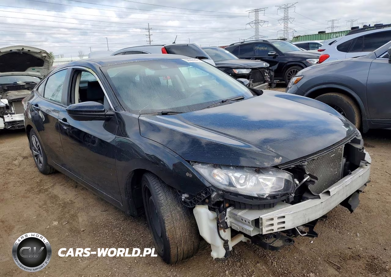 2019 Honda Civic Lx VIN:19XFC2F68KE031306 - 4