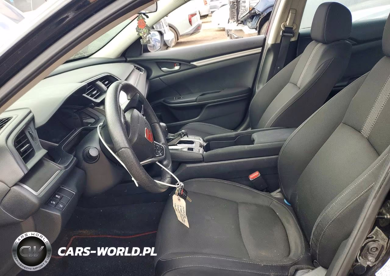2019 Honda Civic Lx VIN:19XFC2F68KE031306 - 7
