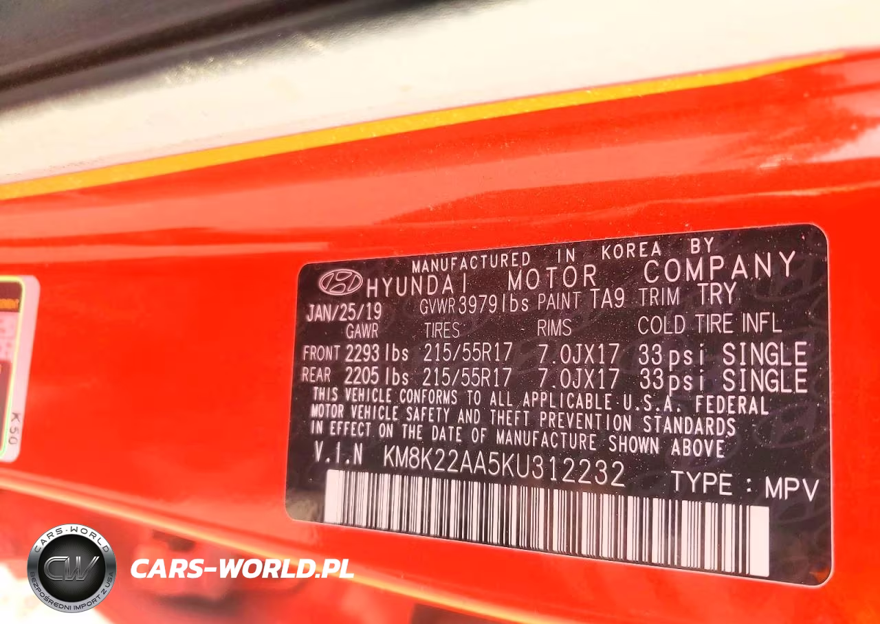 2019 Hyundai Kona Sel VIN:KM8K22AA5KU312232 - 13