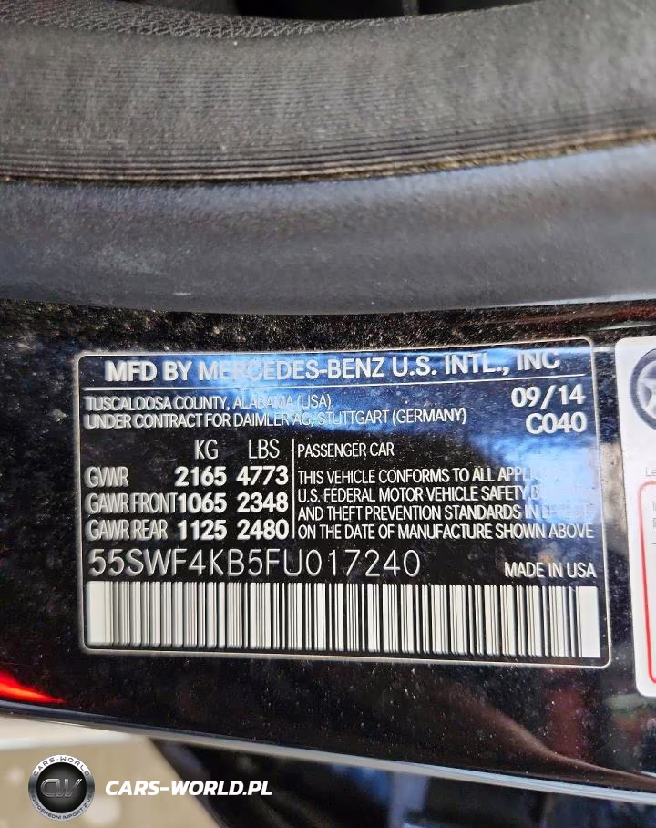 2015 Mercedes-Benz C 300 4Matic VIN:55SWF4KB5FU017240 - 12