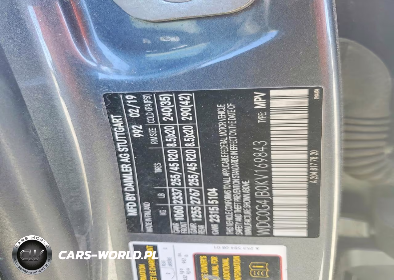 2019 Mercedes-Benz Glc 300 VIN:WDC0G4JB0KV169843 - 13