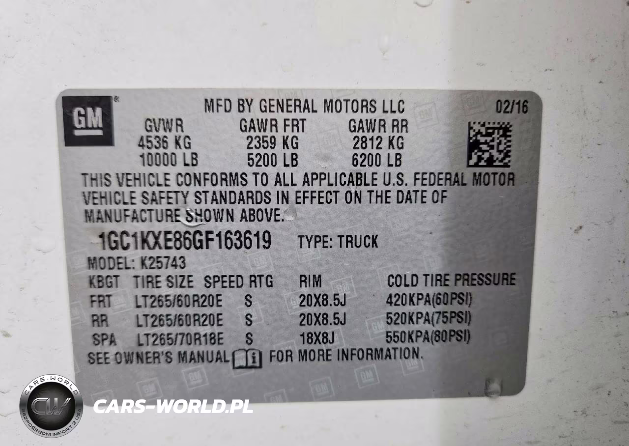 2016 Chevrolet Silverado K2500 High Country VIN:1GC1KXE86GF163619 - 13