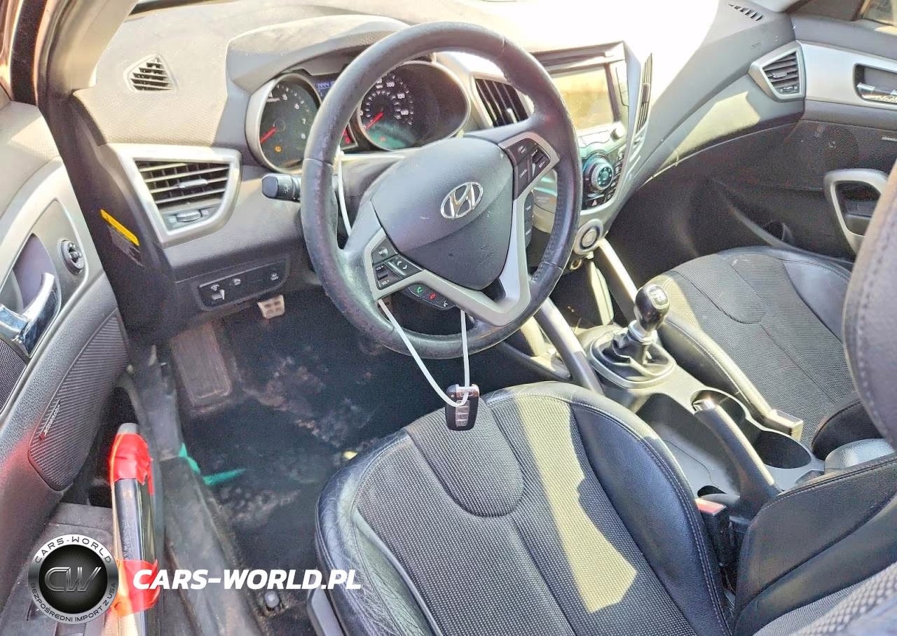 2012 Hyundai Veloster Base VIN:KMHTC6AD3CU022155 - 8