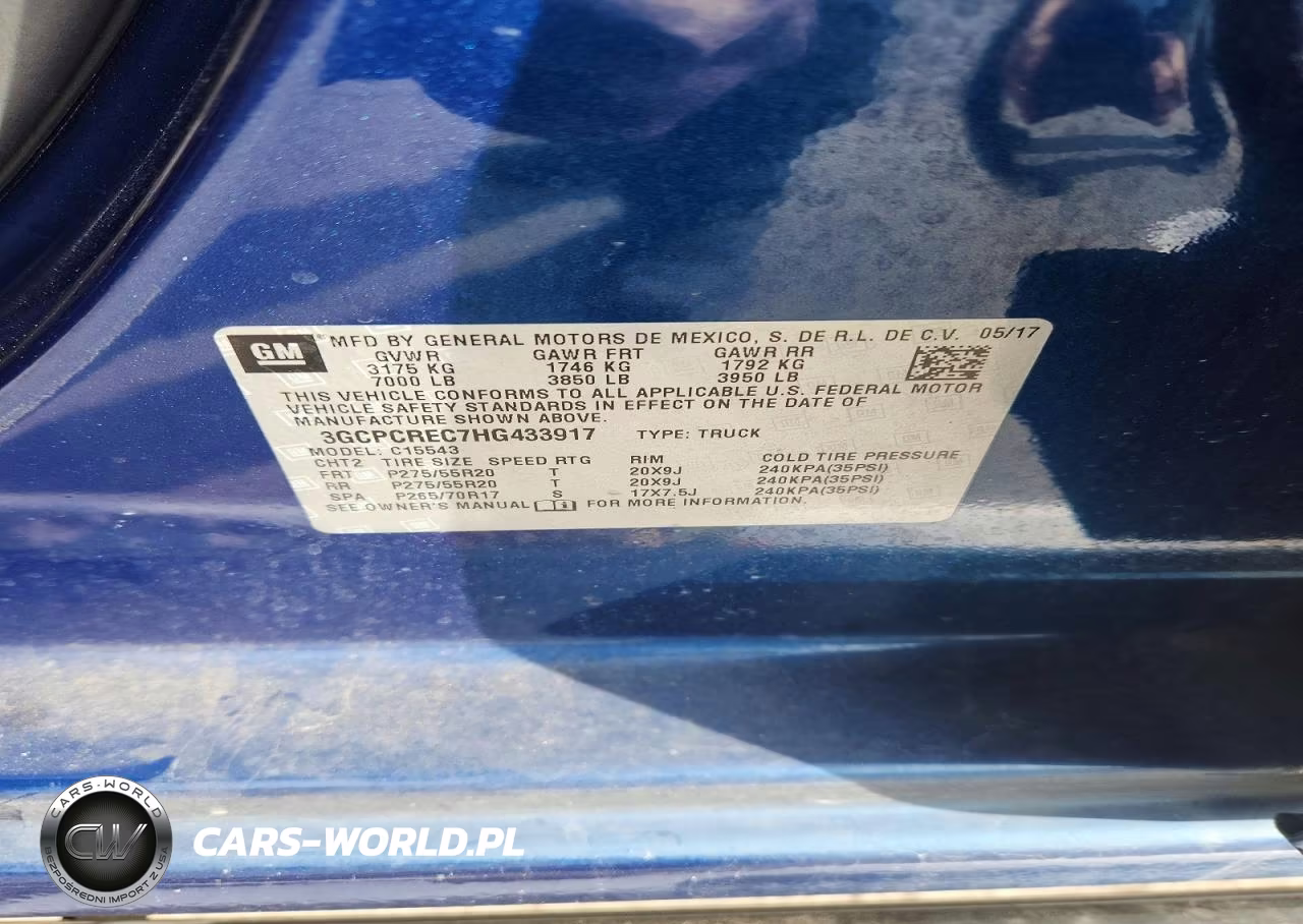 2017 Chevrolet Silverado C1500 Lt VIN:3GCPCREC7HG433917 - 12