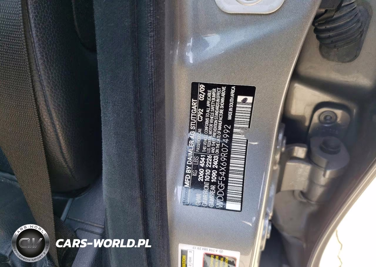 2009 Mercedes-Benz C 300 VIN:WDDGF54X69R074992 - 12