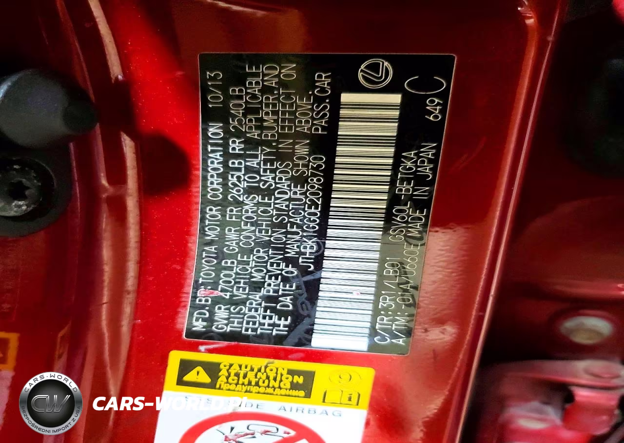 2014 Lexus Es 350 VIN:JTHBK1GG0E2098730 - 12