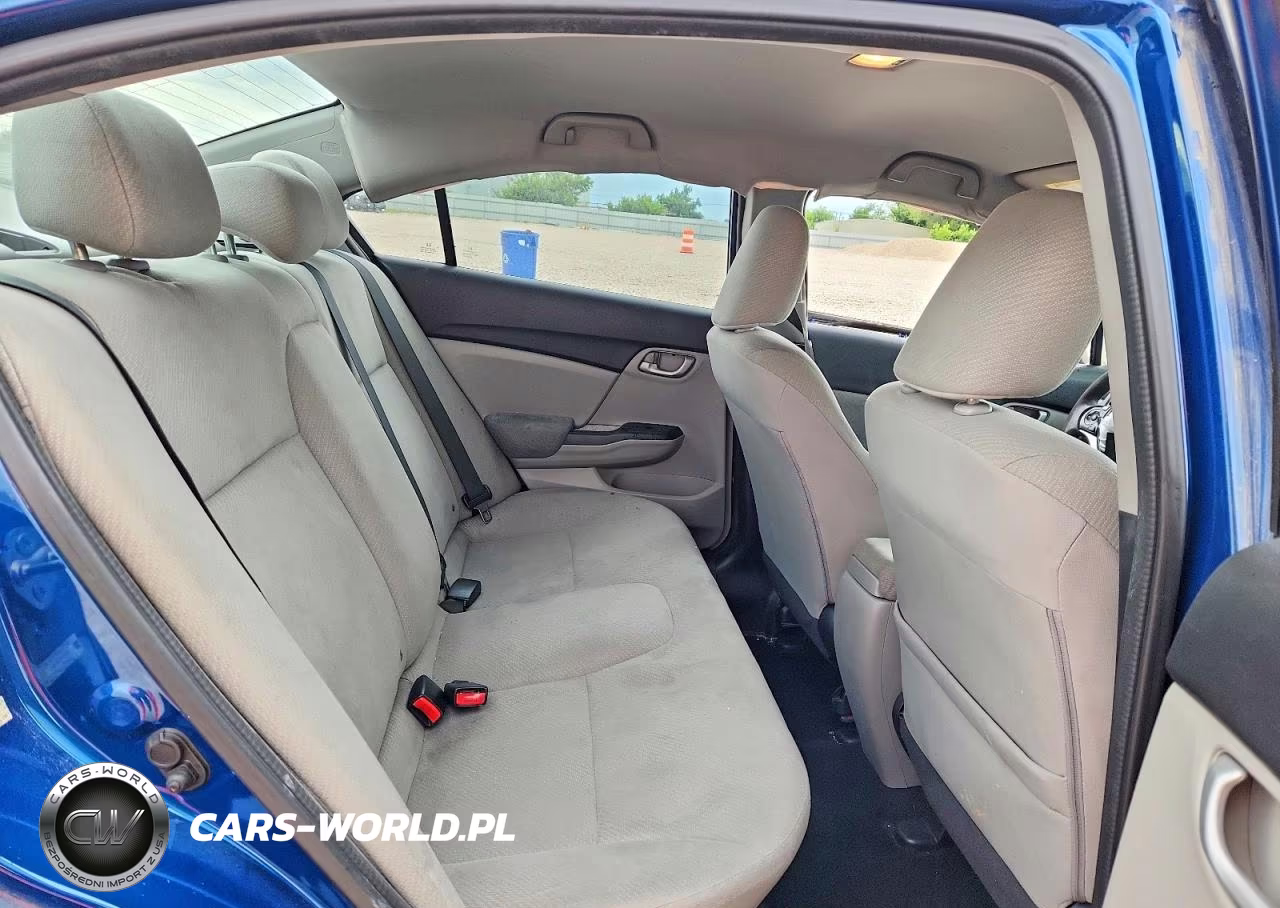 2013 Honda Civic Lx VIN:2HGFB2F50DH512847 - 10