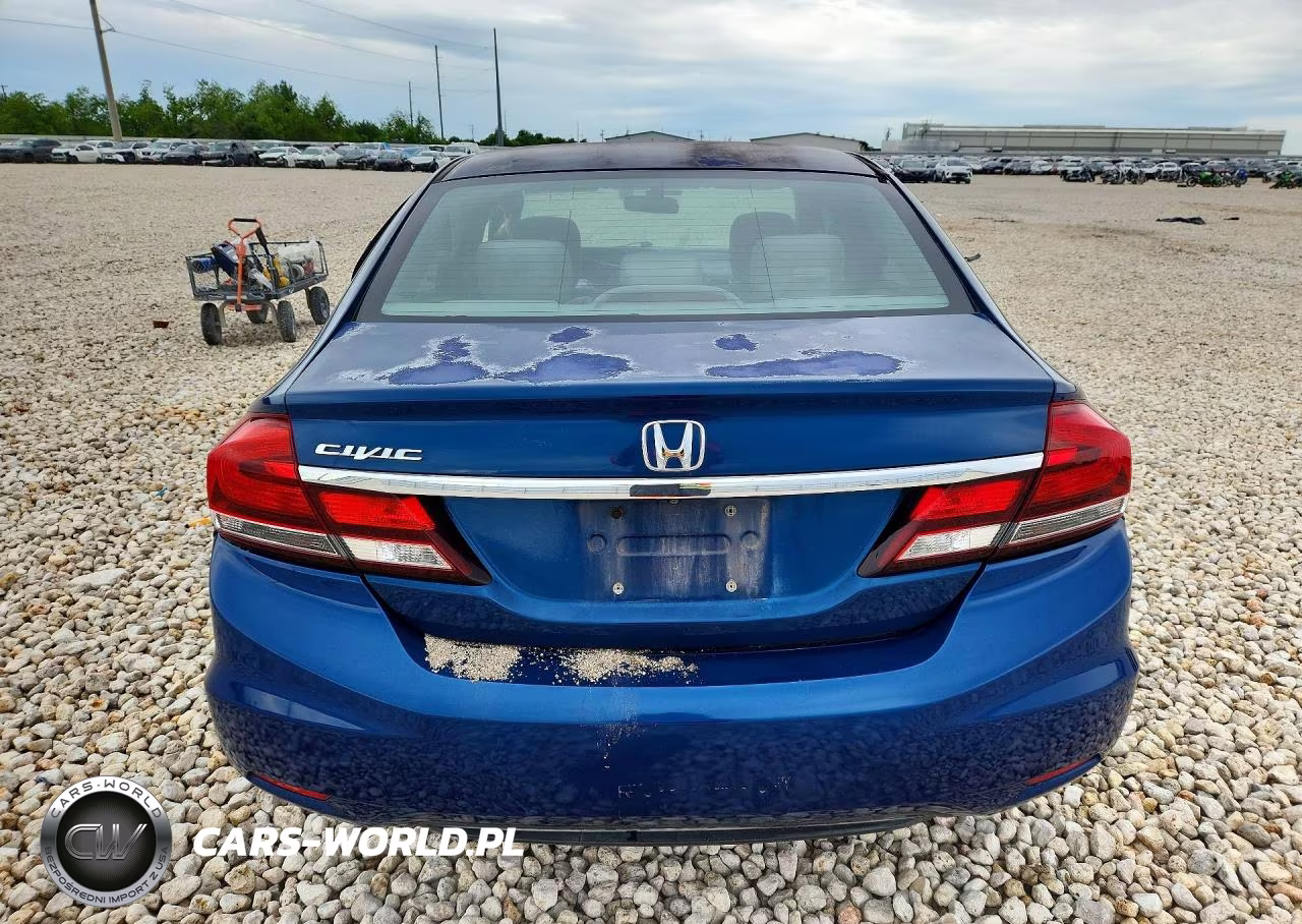 2013 Honda Civic Lx VIN:2HGFB2F50DH512847 - 6