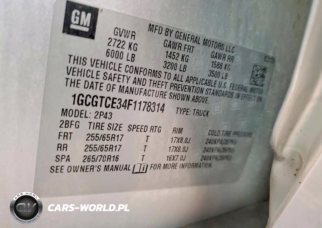 2015 Chevrolet Colorado Z71 VIN:1GCGTCE34F1178314 - 13