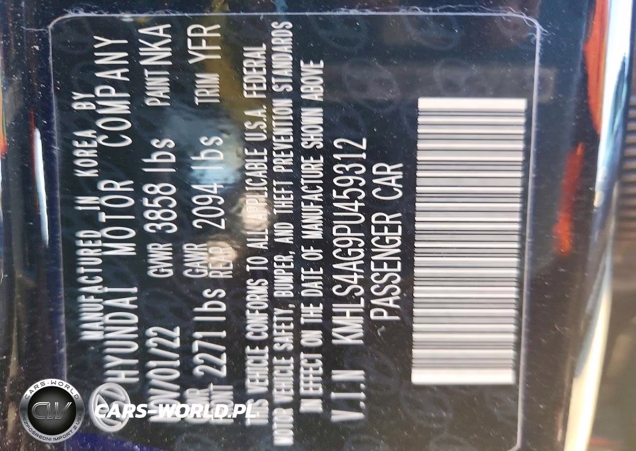 2023 Hyundai Elantra Sel VIN:KMHLS4AG9PU459312 - 12