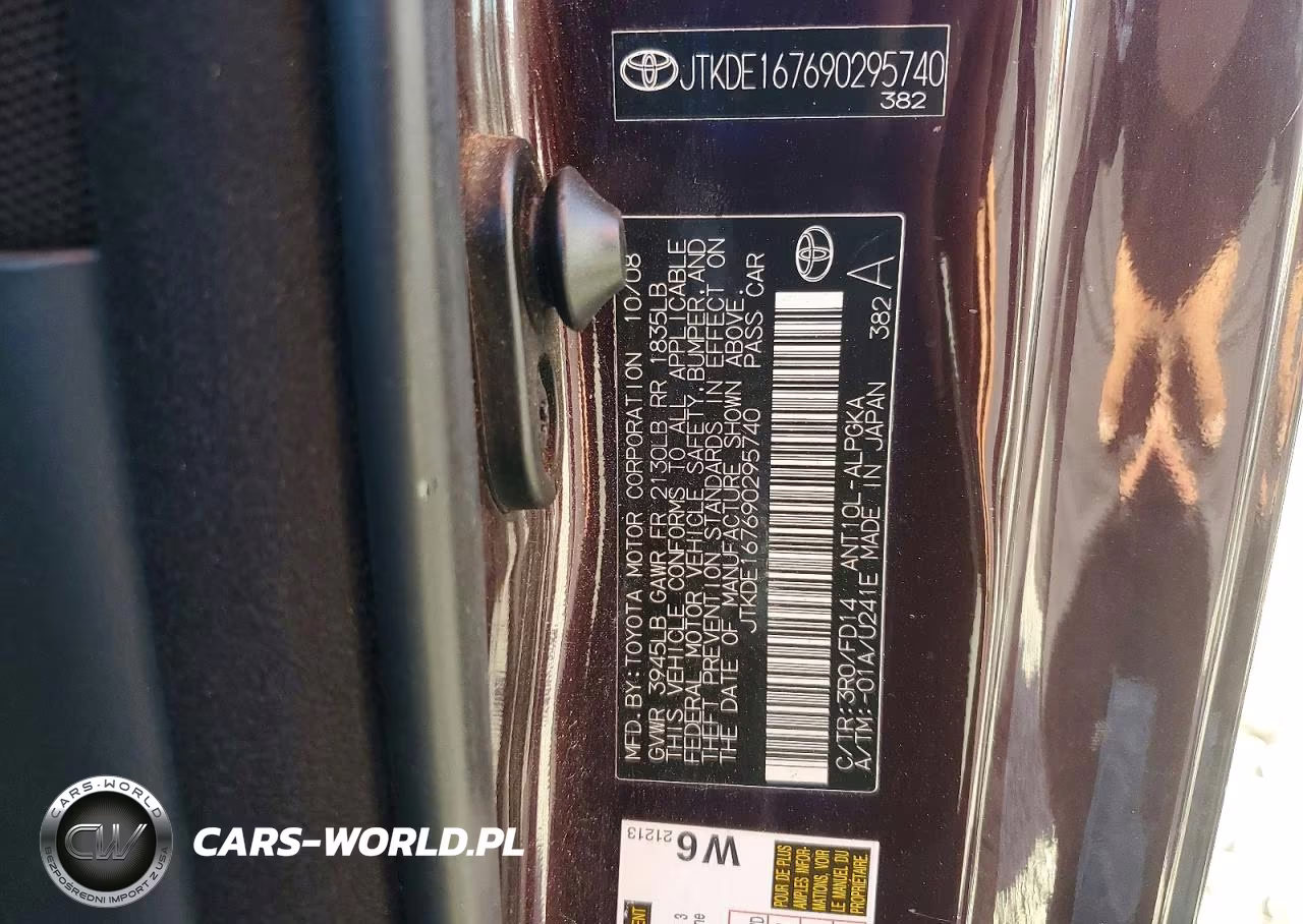 2009 Scion Tc Base VIN:JTKDE167690295740 - 13