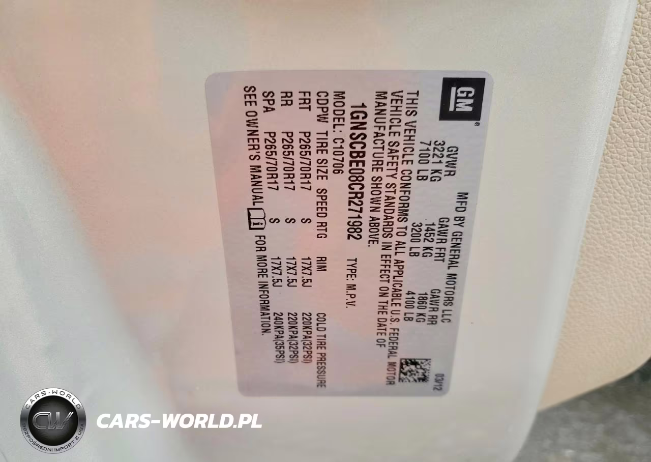 2012 Chevrolet Tahoe C1500 Lt VIN:1GNSCBE08CR271982 - 13