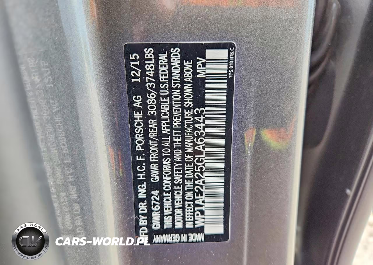 2016 Porsche Cayenne Se Hybrid VIN:WP1AE2A25GLA63443 - 13