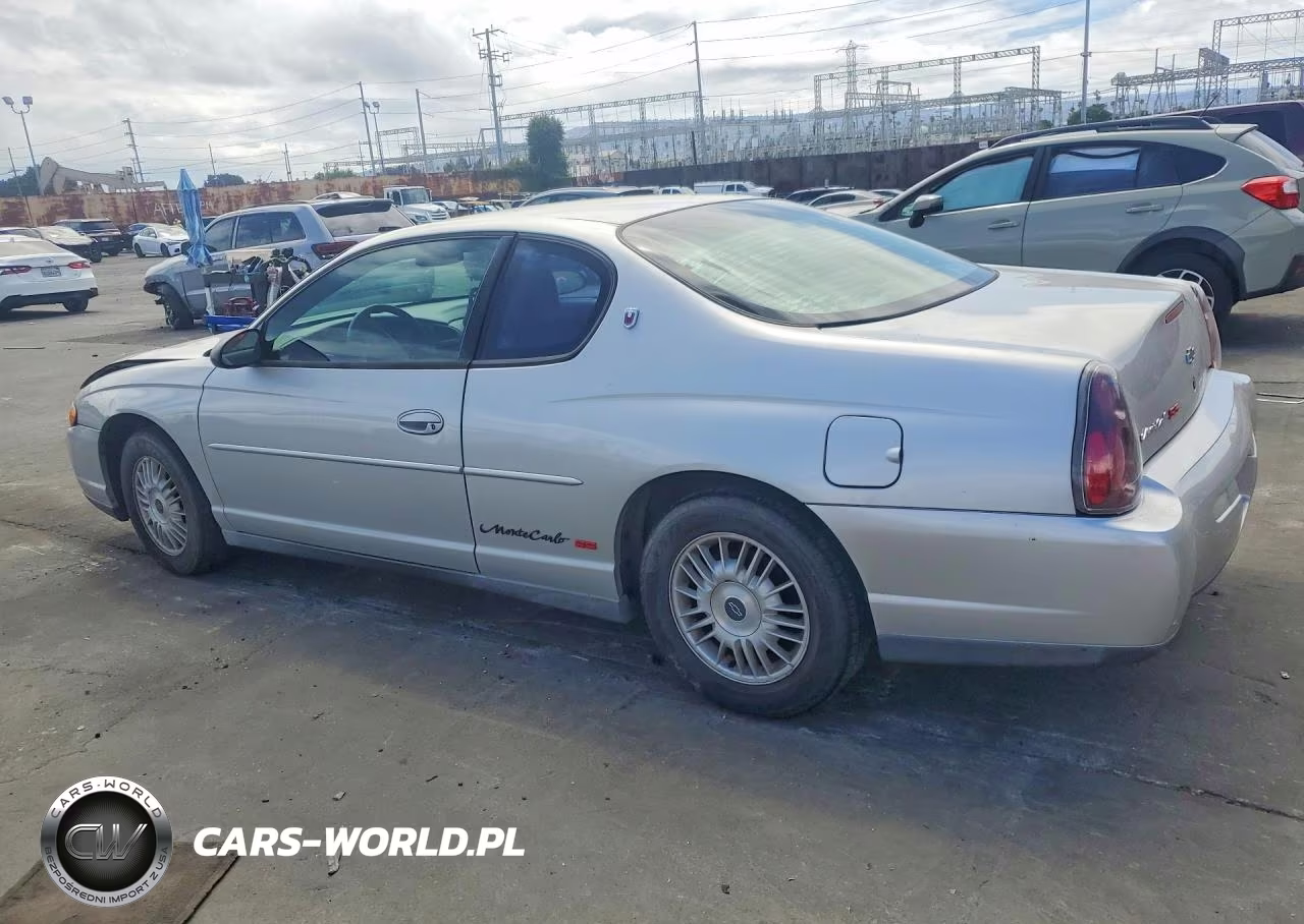 2000 Chevrolet Monte Carlo Ls VIN:2G1WW12E8Y9198294 - 2