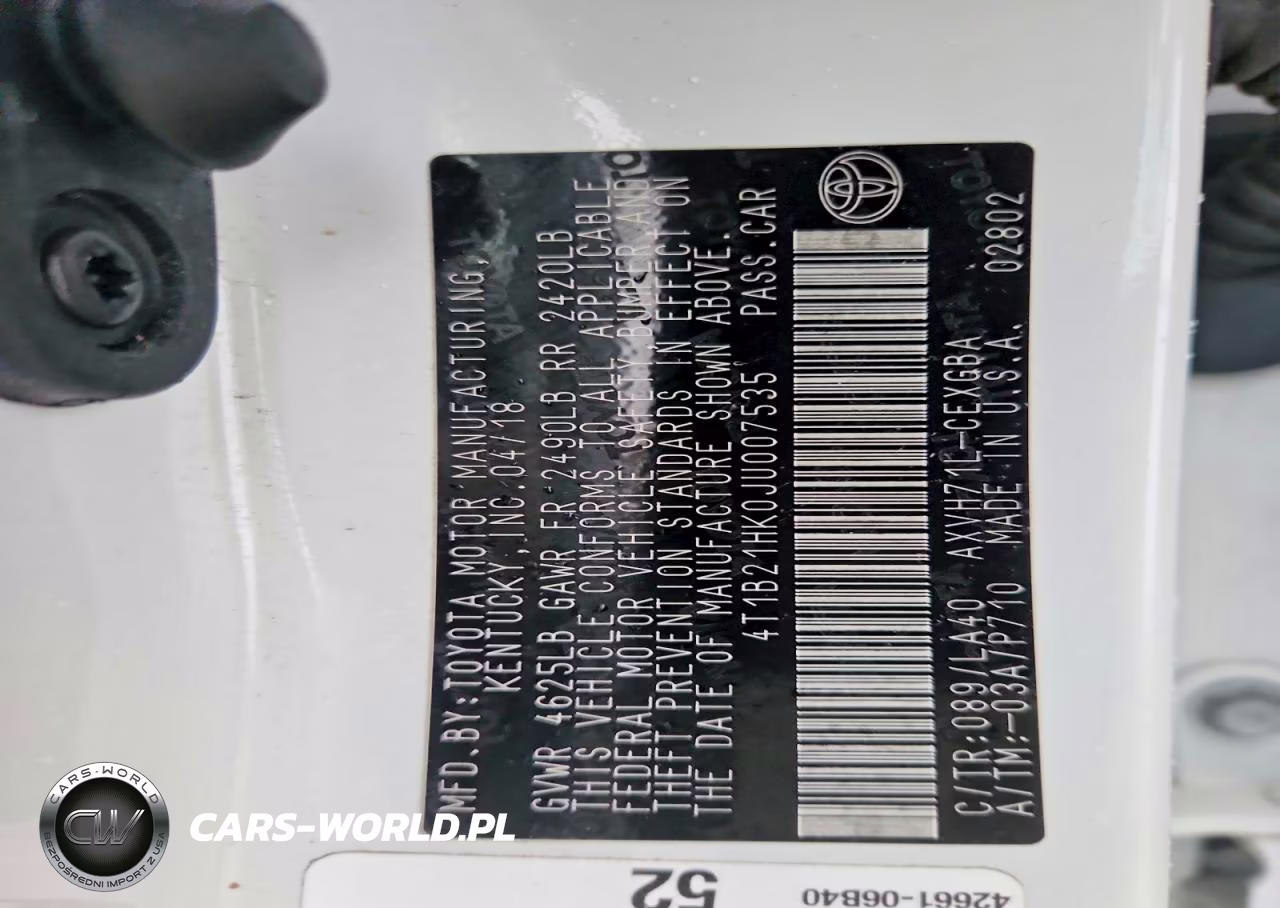 2018 Toyota Camry Hybrid Xle VIN:4T1B21HK0JU007535 - 12